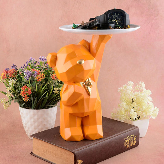 M/S PREM CRAFTS  Cool Taddy Bear Showpiece for Home Decorative Showpiece | Taddy Bear with Paltter Statue for Home Decor Showpiece | Home Kitchen Decor | Office Decorative Item -2 M/S PREM CRAFTS