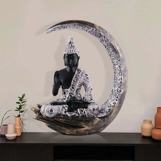 M/S PREM CRAFTS  Gautam Buddha Statue Showpiece Idol Figurine for Feng Sui, Vastu, Home Decor, Office, Diwali, Gifting, Living Room, Bedroom, Study Table -21 M/S PREM CRAFTS