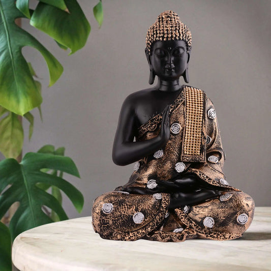 M/S PREM CRAFTS  Gautam Buddha Statue Showpiece Idol Figurine for Feng Sui, Vastu, Home Decor, Office, Diwali, Gifting, Living Room, Bedroom, Study Table -13 M/S PREM CRAFTS