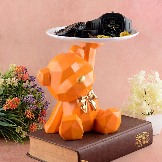 M/S PREM CRAFTS  Cool Taddy Bear Showpiece for Home Decorative Showpiece | Taddy Bear with Paltter Statue for Home Decor Showpiece | Home Kitchen Decor | Office Decorative Item -1 M/S PREM CRAFTS