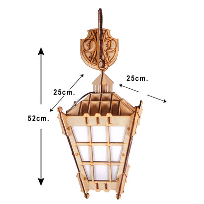 Modern Wooden Ceiling Light – Stylish & Durable Hanging Light for Living Room, Hall, Restaurant, and Home Décor