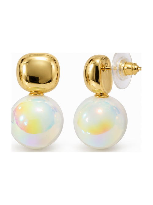 Chunky Nugget Pearl Drops Gold - Attractive Sister