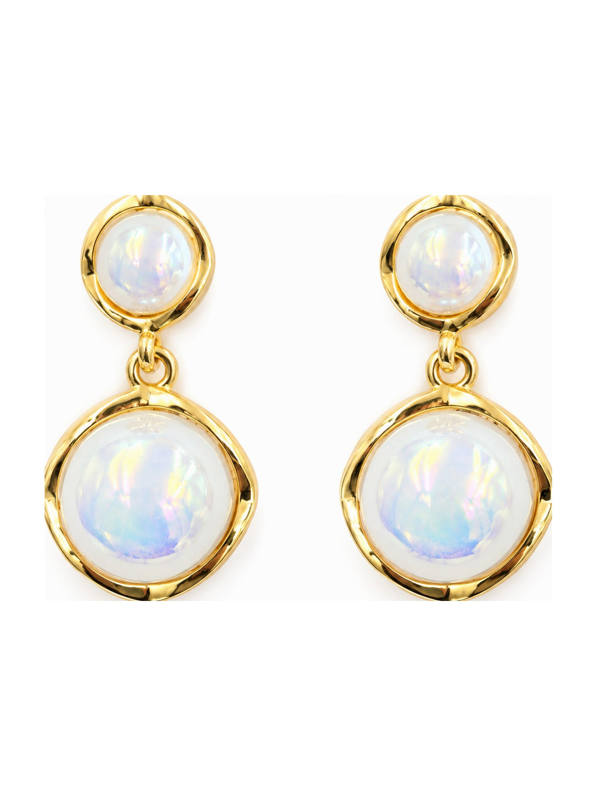 Opal Double Disc Drops - Attractive Sister