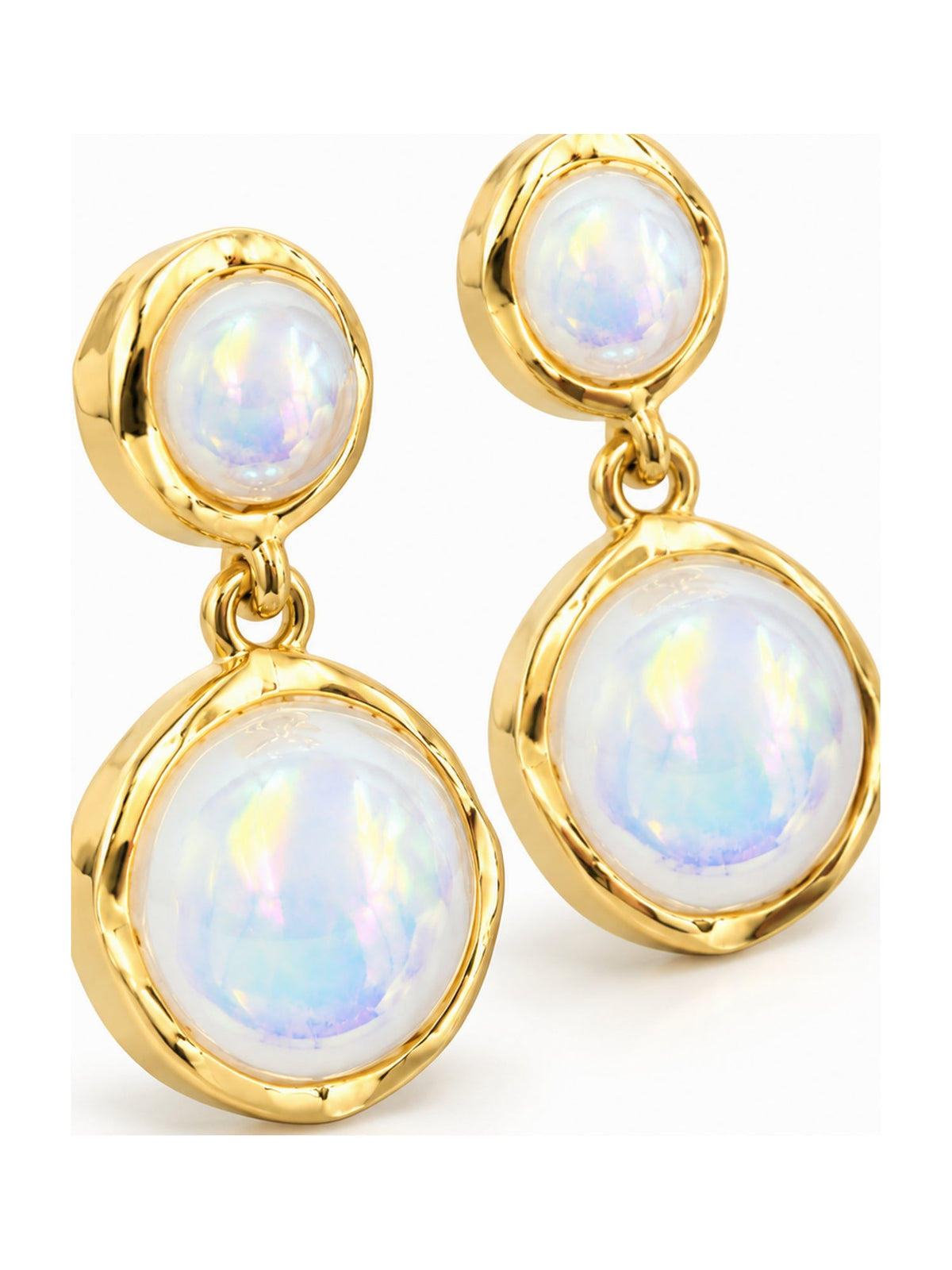 Opal Double Disc Drops - Attractive Sister