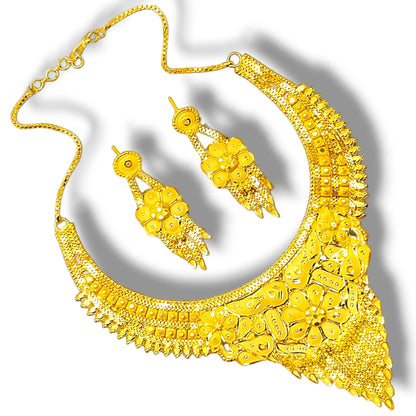 Bridal Necklace Set with Intricate Design jewelry set Attractive Sister