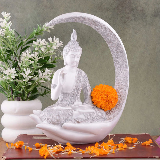 M/S PREM CRAFTS  Gautam Buddha Statue Showpiece Idol Figurine for Feng Sui, Vastu, Home Decor, Office, Diwali, Gifting, Living Room, Bedroom, Study Table -24 M/S PREM CRAFTS