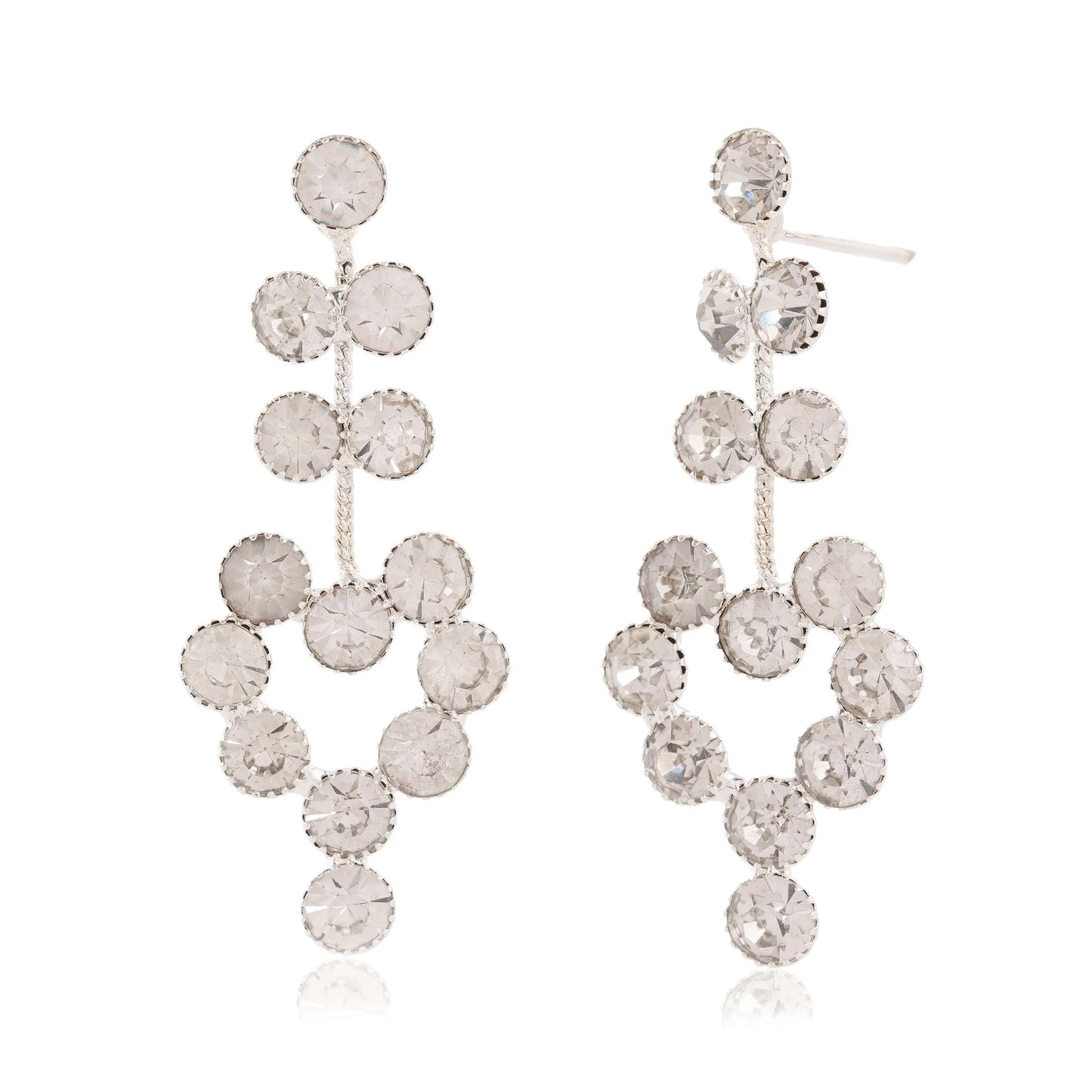Women's Traditional Silver Oxidised Chandbali Ethnic Design Jhumka/Jhumki Earrings for Women-25 Attractive Sister