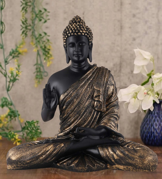 M/S PREM CRAFTS  Gautam Buddha Statue Showpiece Idol Figurine for Feng Sui, Vastu, Home Decor, Office, Diwali, Gifting, Living Room, Bedroom, Study Table -8 M/S PREM CRAFTS