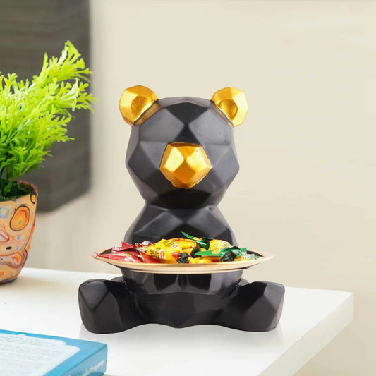 M/S PREM CRAFTS  Cool Dog Showpiece with Plate for Home Dcor Item | Kitchen,Bedroom,Office,Dinning Table Decorative Item -01 M/S PREM CRAFTS