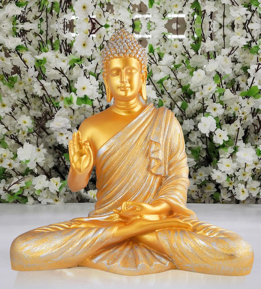 M/S PREM CRAFTS  Gautam Buddha Statue Showpiece Idol Figurine for Feng Sui, Vastu, Home Decor, Office, Diwali, Gifting, Living Room, Bedroom, Study Table -1 M/S PREM CRAFTS