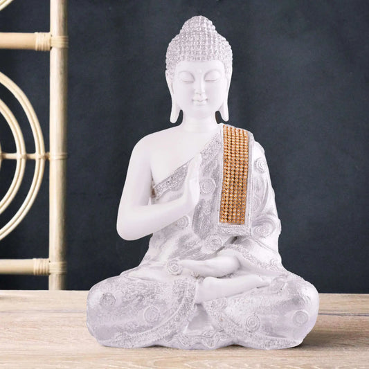 M/S PREM CRAFTS  Gautam Buddha Statue Showpiece Idol Figurine for Feng Sui, Vastu, Home Decor, Office, Diwali, Gifting, Living Room, Bedroom, Study Table -12 M/S PREM CRAFTS
