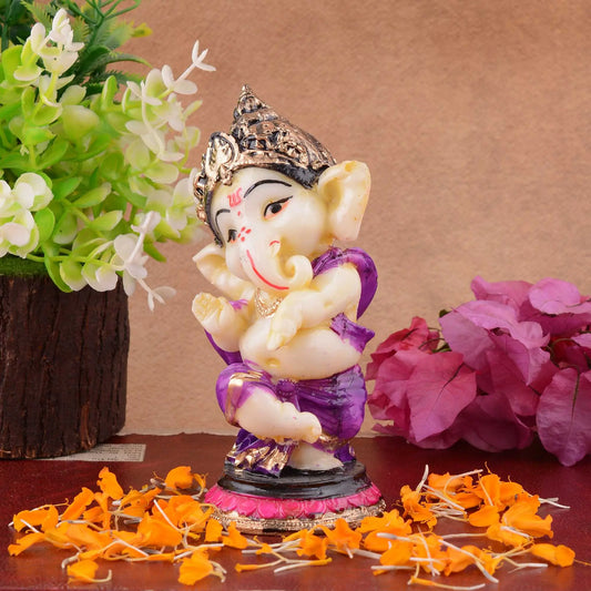 M/S PREM CRAFTS  Ganesha Statue  Idol Shriganesh Bhagwan Murti / Home, Office Decor / Car Dashboard Ganpati / Lord Vinayaka Statue God of Luck & Success Sculpture / Gift Items -06 M/S PREM CRAFTS