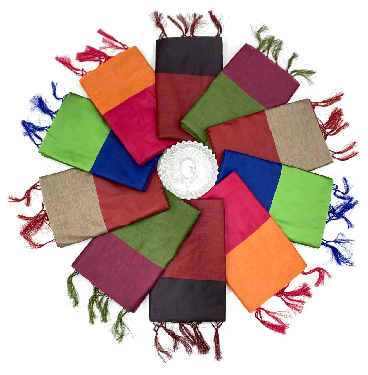 Women's Pure Cotton Handloom Saree Combo | Soft Lightweight Traditional Saree Collection RE