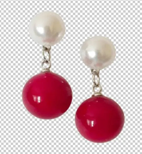 Pearl Earrings, Jade Earrings, 12mm jade earrings, 7-8mm white pearl 925 silver stud earrings Attractive Sister