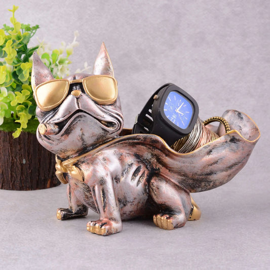 M/S PREM CRAFTS  Cool Dog Showpiece with Plate for Home Dcor Item | Kitchen,Bedroom,Office,Dinning Table Decorative Item -10 M/S PREM CRAFTS