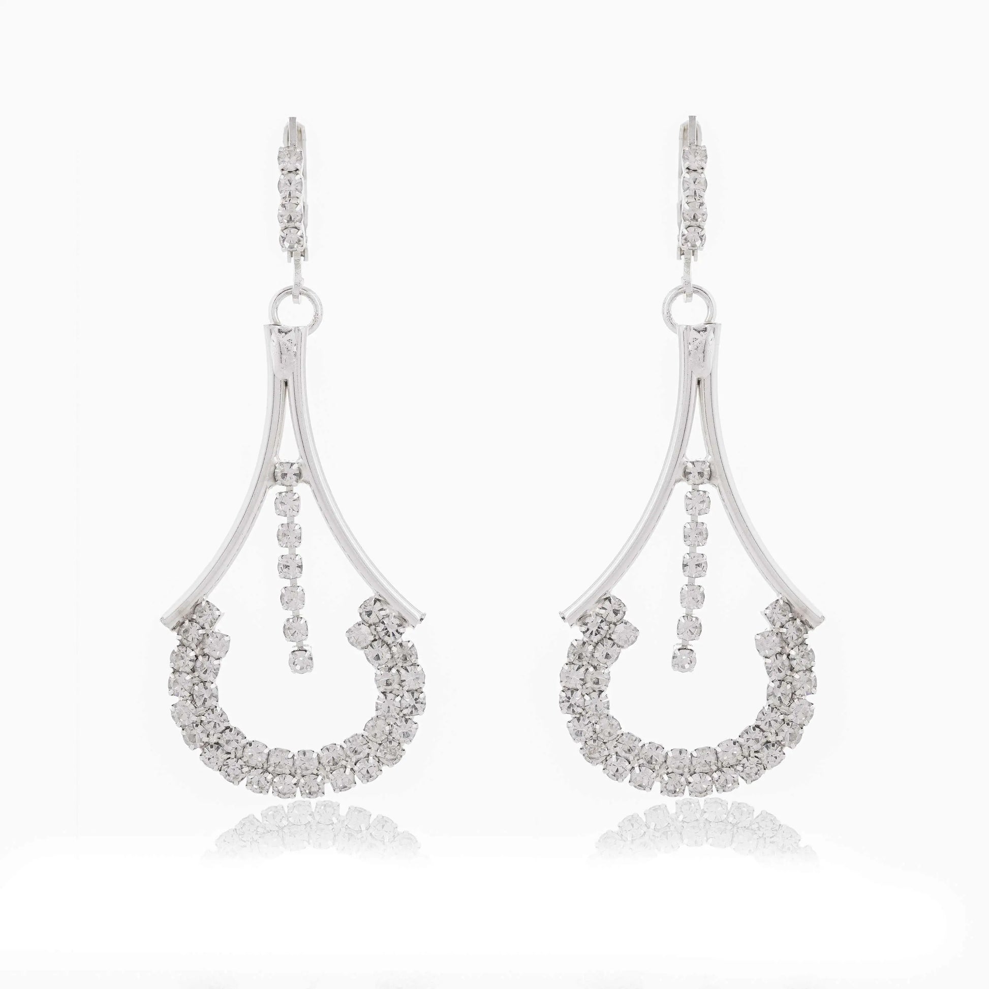 Handmade Traditional Jhumki with Moon and Flower Motif Chandbali Design Ethnic Jhumki Earrings for Women and Girls-100 Attractive Sister