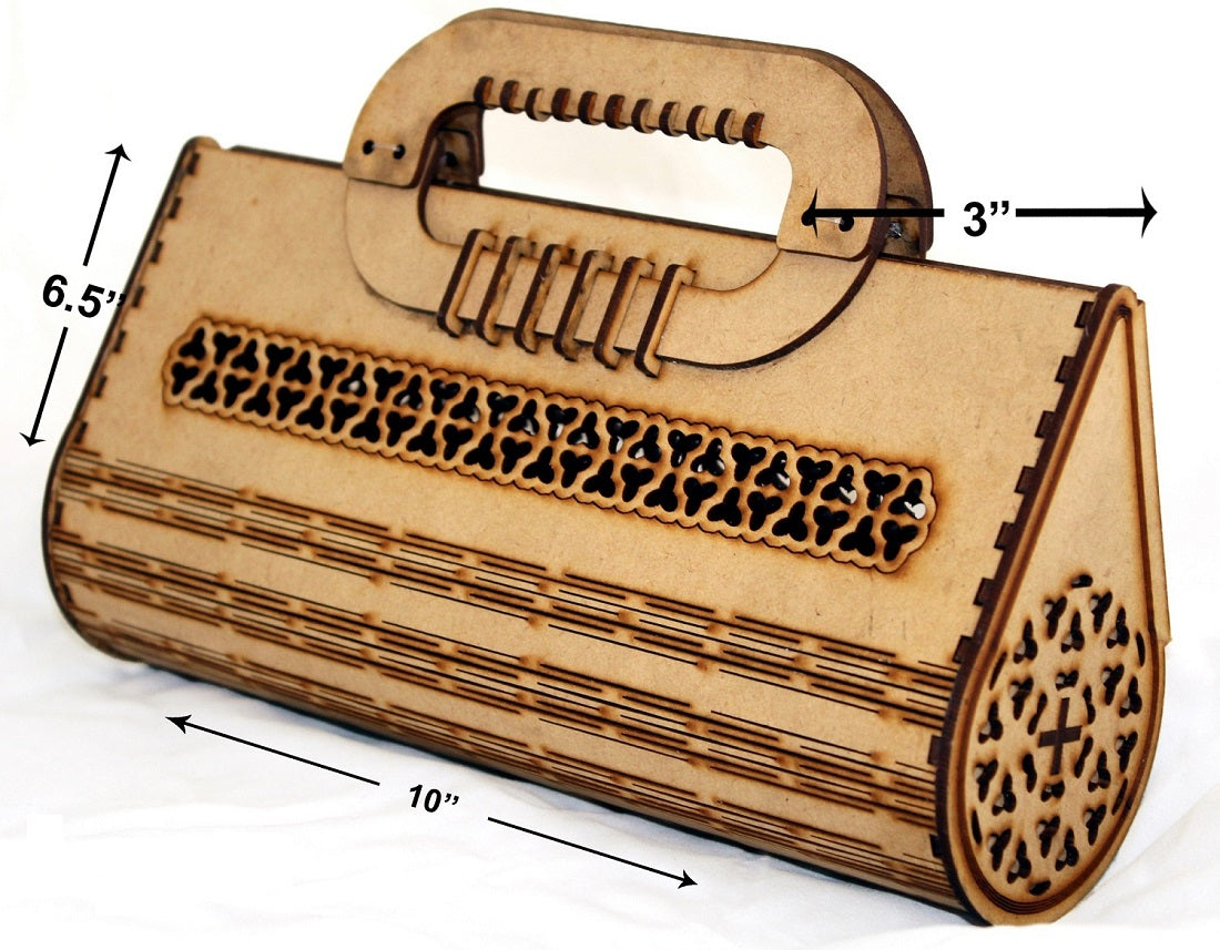 Exquisite Wooden Clutch: A Touch of Luxury