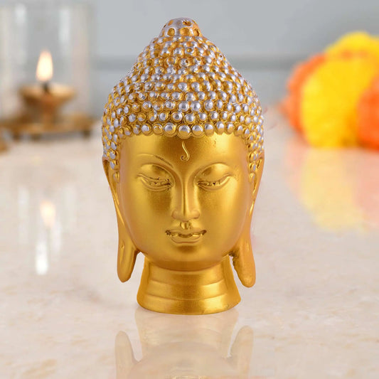 M/S PREM CRAFTS  Gautam Buddha Statue Showpiece Idol Figurine for Feng Sui, Vastu, Home Decor, Office, Diwali, Gifting, Living Room, Bedroom, Study Table -17 M/S PREM CRAFTS
