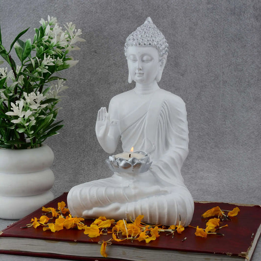 M/S PREM CRAFTS  Gautam Buddha Statue Showpiece Idol Figurine for Feng Sui, Vastu, Home Decor, Office, Diwali, Gifting, Living Room, Bedroom, Study Table -16 M/S PREM CRAFTS