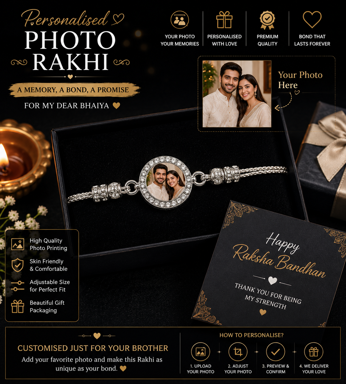 Special photo rakhi