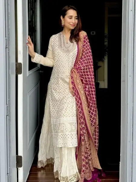 Premium Georgette Palazzo Suit with Digital Print Dupatta at Wholesale Rate RE