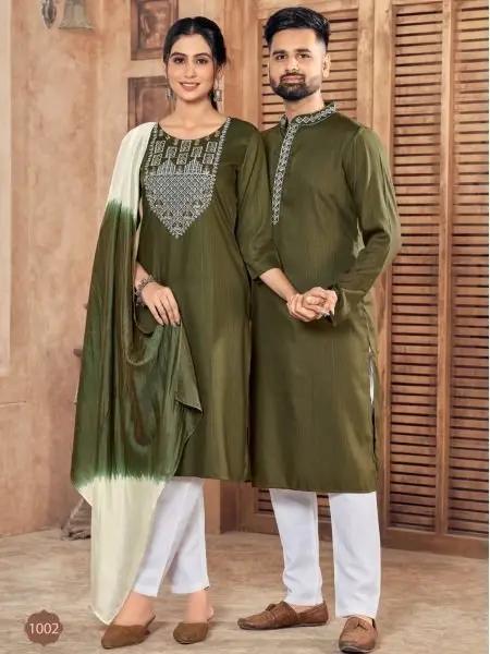 Pure viscose weaving Stripe with Embroidery couple Collection RE
