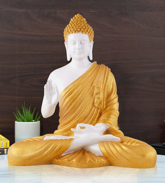 M/S PREM CRAFTS  Gautam Buddha Statue Showpiece Idol Figurine for Feng Sui, Vastu, Home Decor, Office, Diwali, Gifting, Living Room, Bedroom, Study Table -6 M/S PREM CRAFTS
